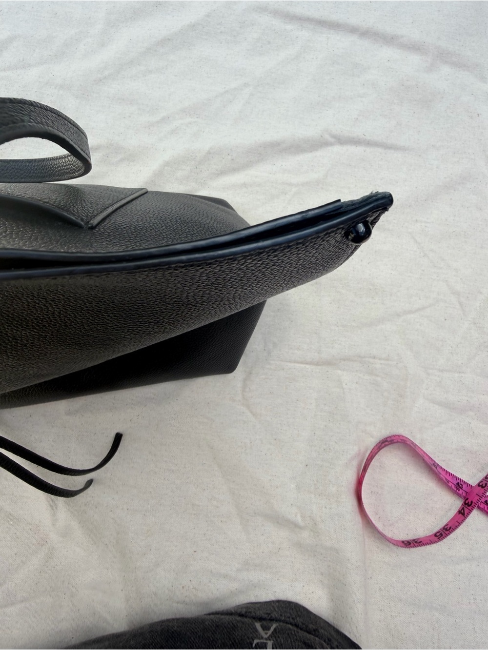Rebecca Minkoff black pebbled leather large Megan tote bag - Picture 5 of 15